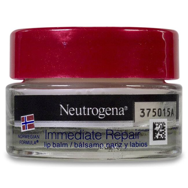 Neutrogena Bálsamo Reparación Inmediata Nariz y Labios, 15 ml