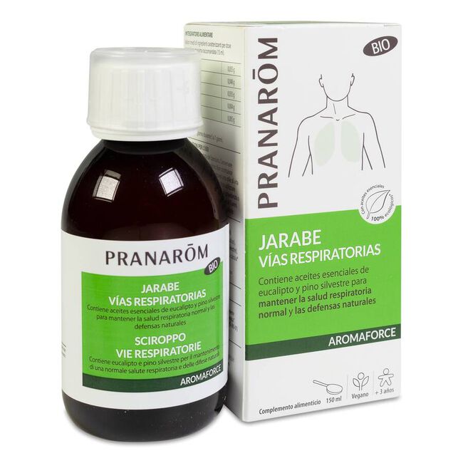 Pranarom Jarabe Vías Respiratorias Bio, 150 ml