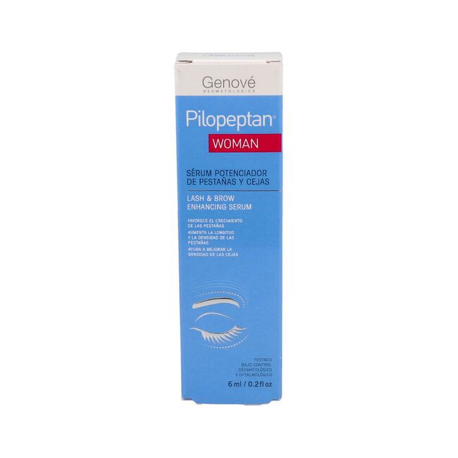 Genové Pilopeptan Woman Sérum Potenciador De Pestañas Y Cejas, 6 ml