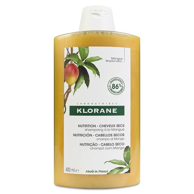 Klorane Champú Nutritivo A La Manteca De Mango, 400 ml