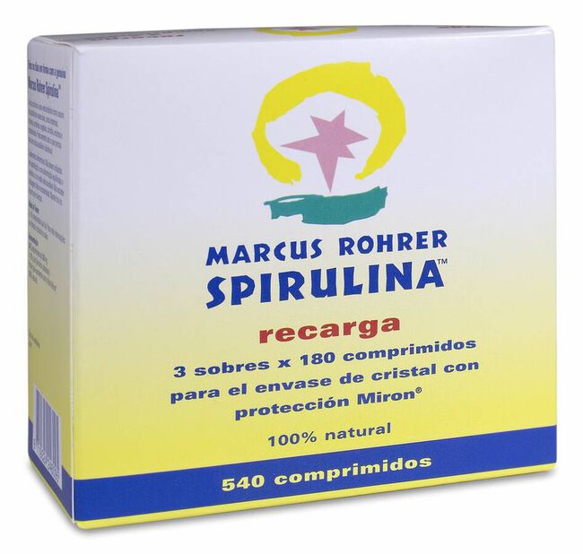 Marcus Rohrer Viosol Espirulina Recarga, 540 Comprimidos