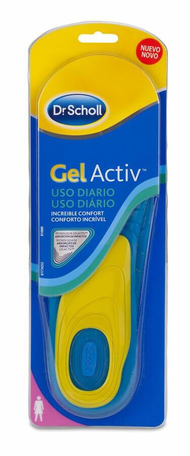 Scholl Gelactiv Uso Diario Mujer, 1 Par