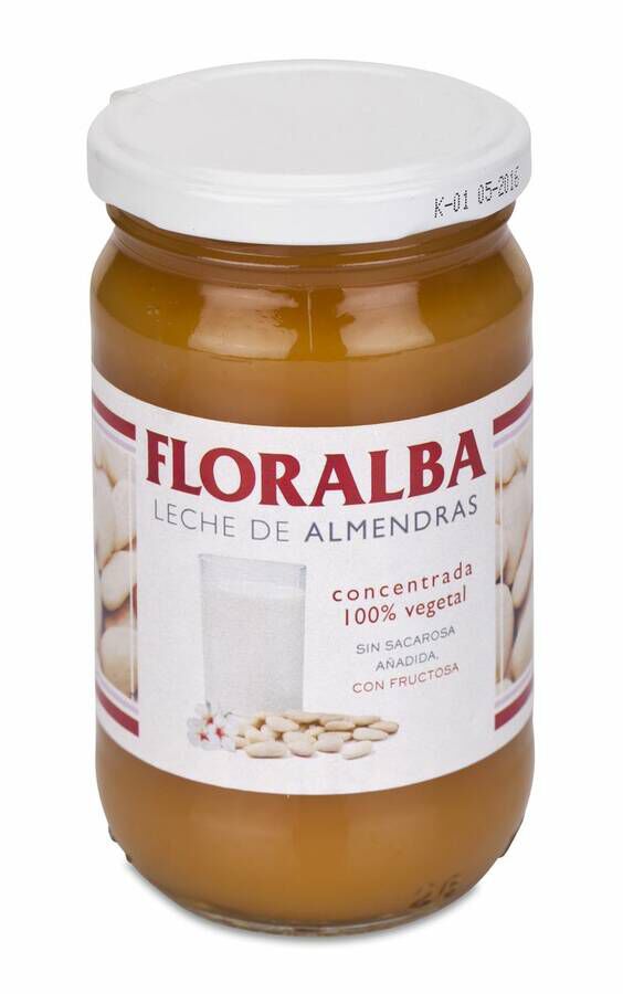 Floralba Leche de Almendras sin Az&uacute;car, 380 g