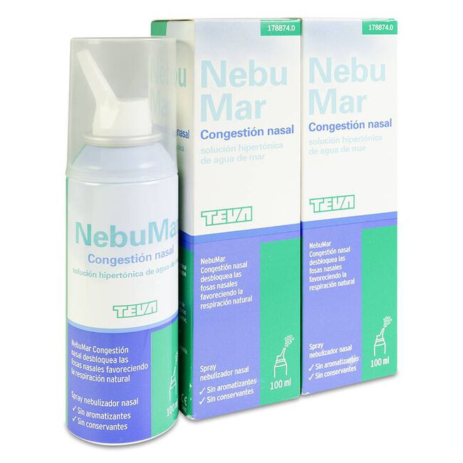 Duplo Nebumar Congestión Nasal, 100 ml