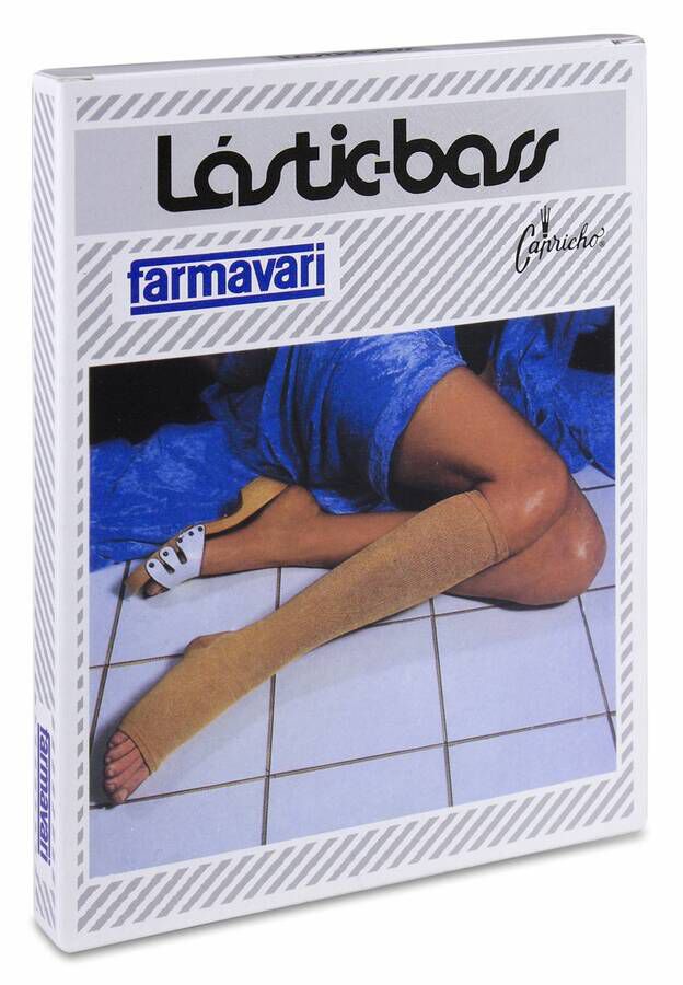 Medilast Media Corta Lástic-Bass Talla 08, 1 Unidad