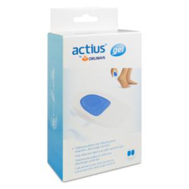 imagen de Actius FEETPAD Talonera de Silicona Descarga Central Espol&oacute;n ACP904 10 mm Talla 4, 1 Par