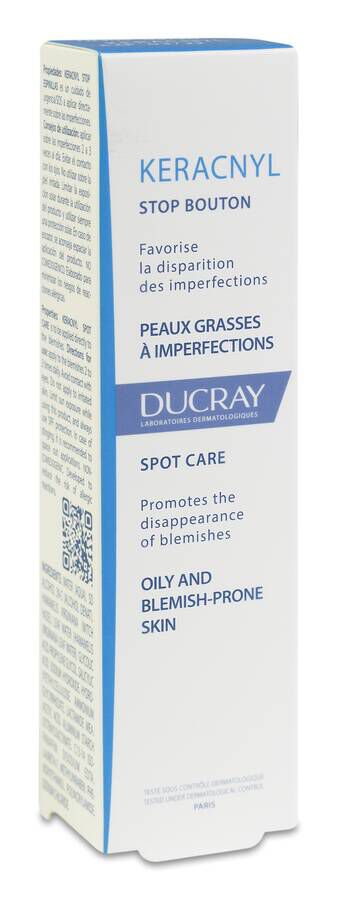 Ducray Keracnyl Stop Espinillas, 10 ml