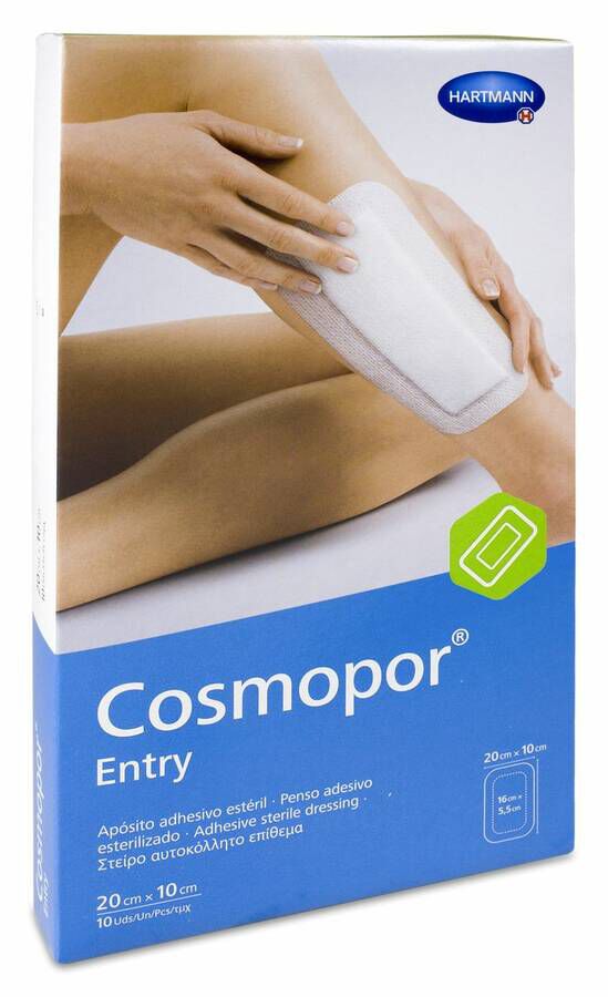 Cosmopor Entry Apósito Estéril 20 x 10 cm, 10 Uds