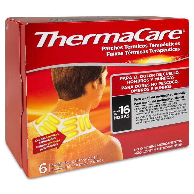 Thermacare Parches Térmicos Cuello Hombro, 6 Unidades