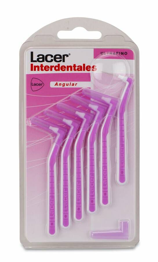 Lacer Interdental Cepillo Ultrafino Angular, 6 Uds