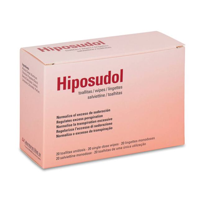 Hiposudol Toallitas, 20 Toallitas