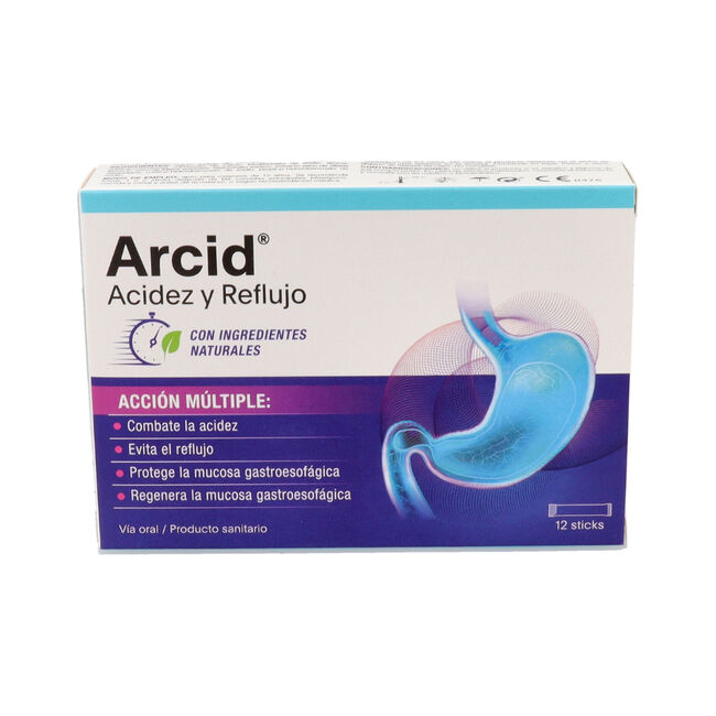 Faes Farma Arcid Acidez Y Reflujo, 12 sticks