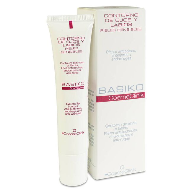 Basiko Contorno de Ojos y Labios Sensibles, 30 ml