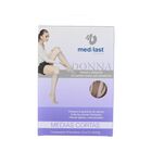 Miniatura de imagen de Medilast Medias de Compresi&oacute;n Preventiva Cortas para Piernas Cansadas de F&aacute;cil Colocaci&oacute;n 411 Beige Talla L, 1 Par