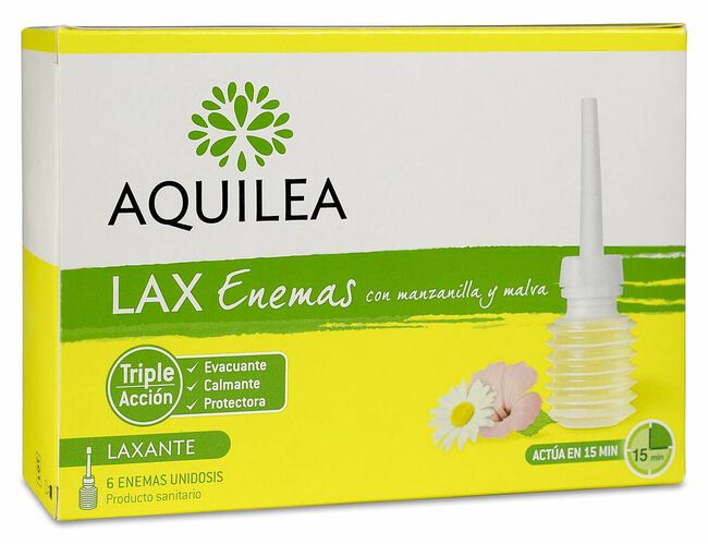 Aquilea Lax Enemas, 6 Uds