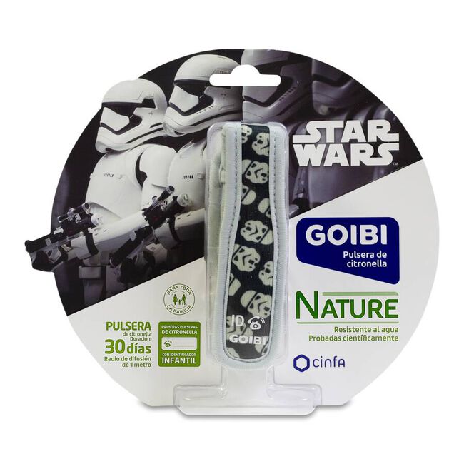 Goibi Pulsera Citronella Star Wars Stormtrooper, 1 Unidad