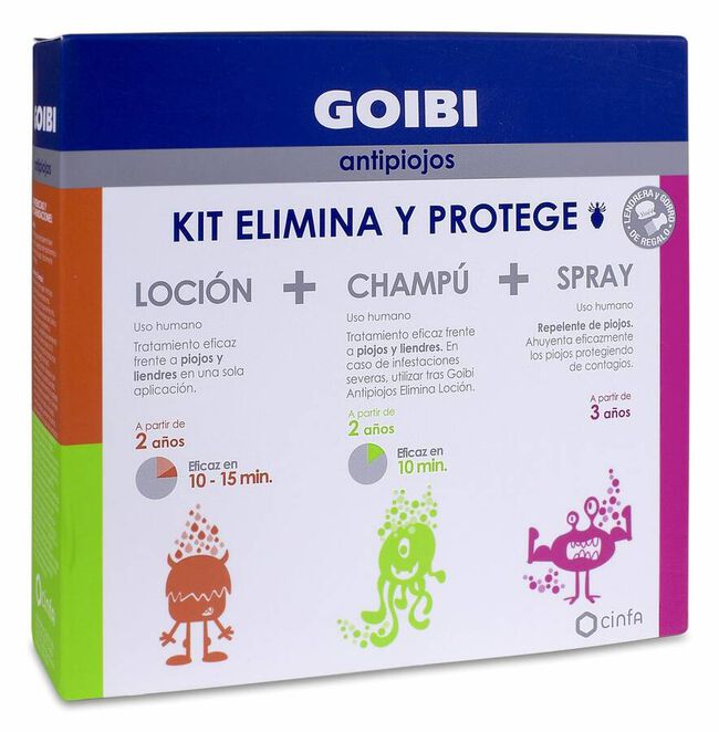 Goibi Antipiojos Kit Elimina y Protege, 1 Ud