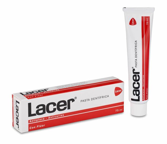 Lacer Pasta Dentífrica con Flúor, 75 ml