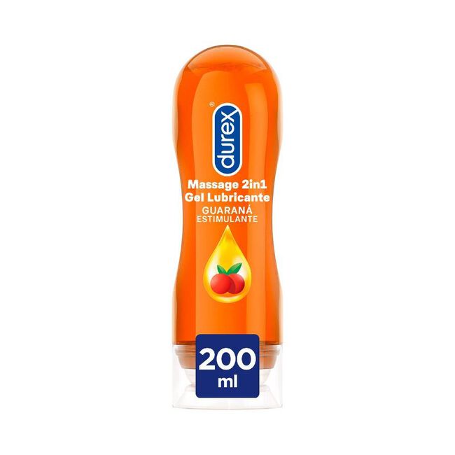 Durex Play Massage 2 en 1 Estimulante Guara, 200 ml