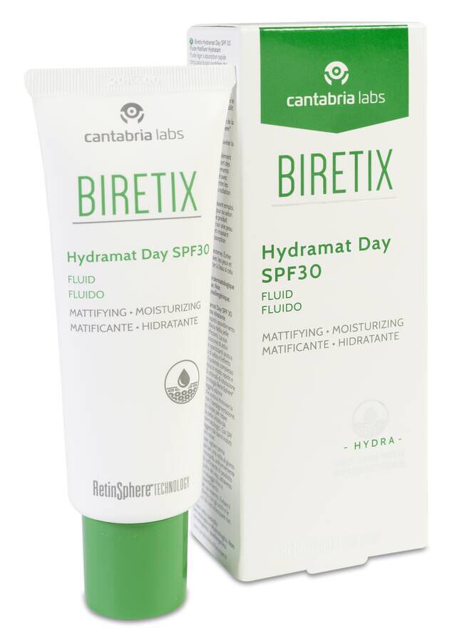 Biretix Hydramat Fluido Día SPF30, 50 ml