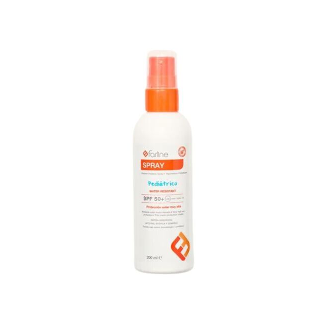 Farline Spray Solar Pedi&aacute;trico SPF 50+, 200 ml