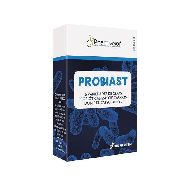 Pharmasor Probiast, 10 cápsulas 