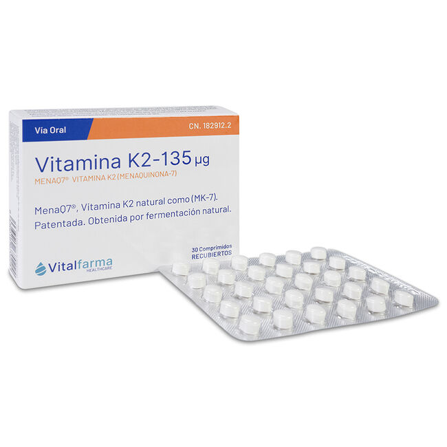 Vitalfarma Vitamina K2 (MK-7), 30 c&aacute;psulas 