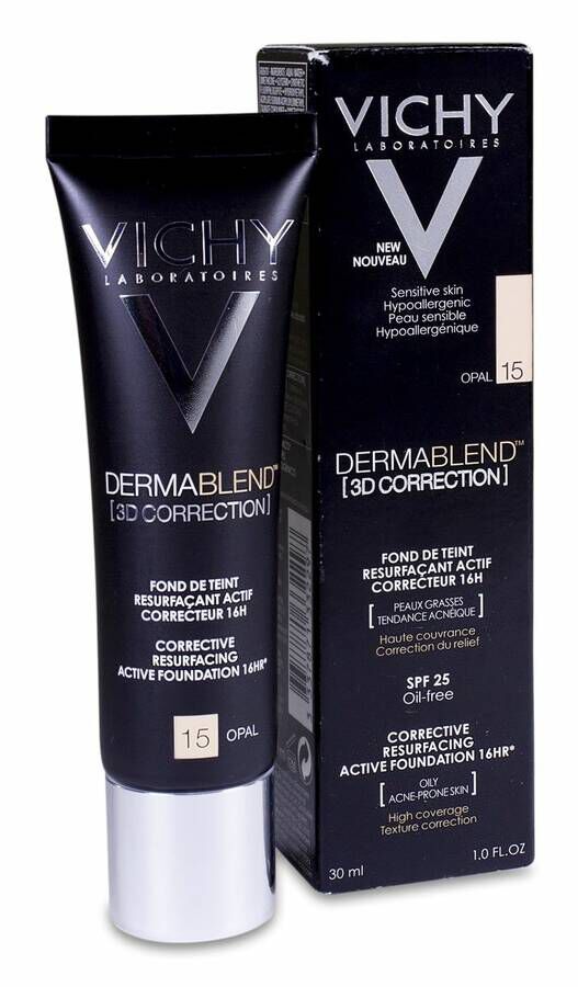 Vichy Dermablend 3D Correction SPF 25 Oil-Free N15, 30 ml