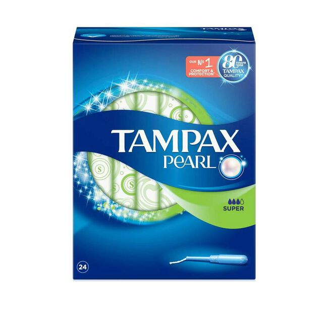 Tampax Pearl Super, 24 Uds