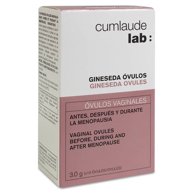 Cumlaude Gineseda Óvulos Vaginales, 10 x 3 Gramos