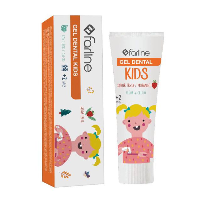 Farline Gel dental Kids, 75 ml