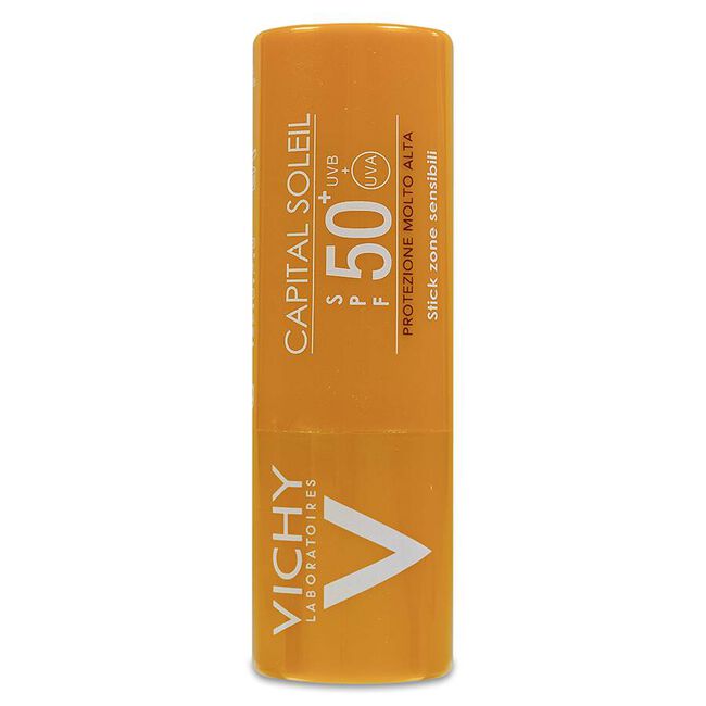 Vichy Idéal Soleil Stick Zonas Sensibles y Labios SPF 50+, 9 g 