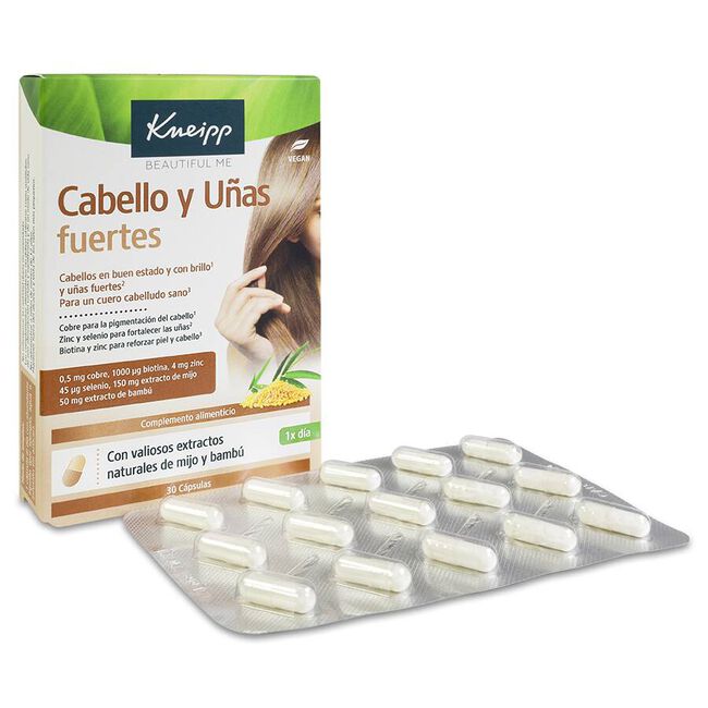 Kneipp Cabello y Uñas Fuertes, 30 unidades