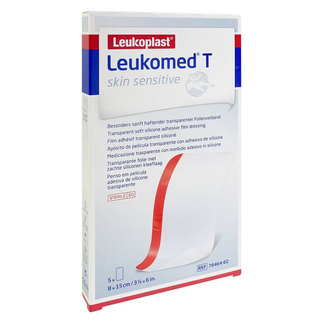 Leukomed T Skin Sensitive 8 x 10 cm, 5 Unidades