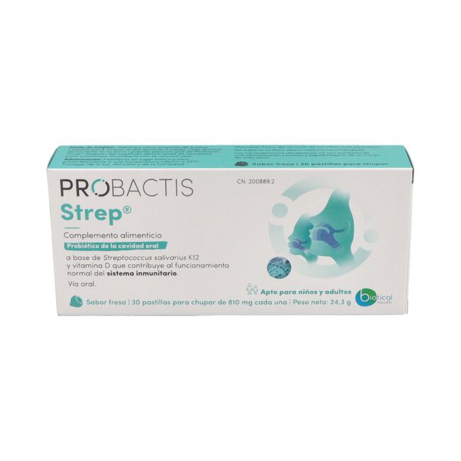 Botical Health Probactis Strep, 30 Comprimidos