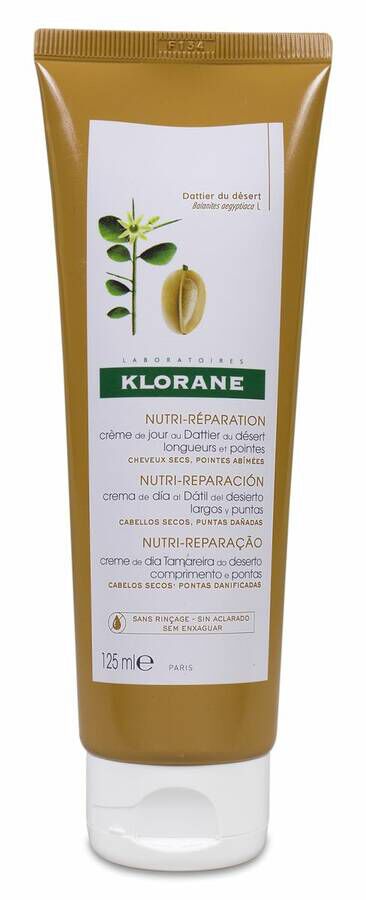 imagen de Klorane Nutri-Reparador Crema al D&aacute;til del Desierto, 125 ml