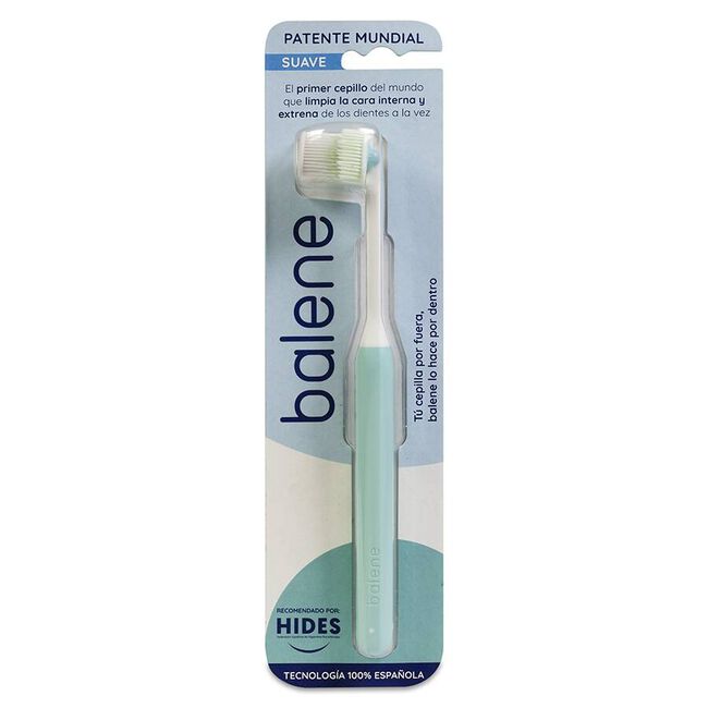 Balene Cepillo Dental Suave Verde Agua, 1 Unidad