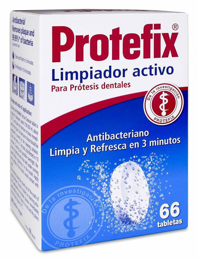 imagen de Protefix Tabletas Limpiadoras Activas