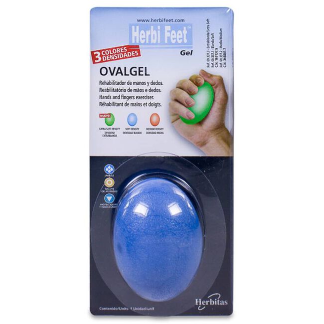Herbi Feet Ovalgel Color Azul, 1 Ud