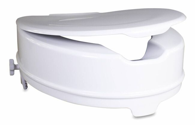 Ayudas Tecno Dinámicas Elevador WC 10 cm con Tapa, 1 Unidad