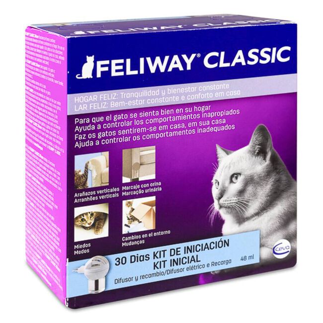 Feliway Classic Difusor + Recambio, 48 ml