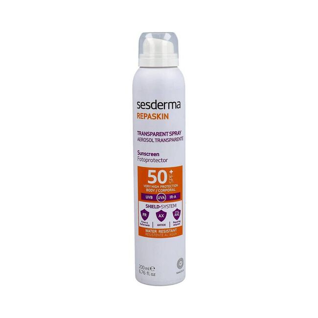 Sesderma Repaskin Aerosol Transparente SPF50, 200 ml