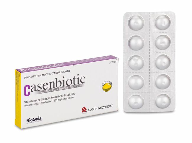 Casenbiotic Sabor Limón, 10 Comprimidos
