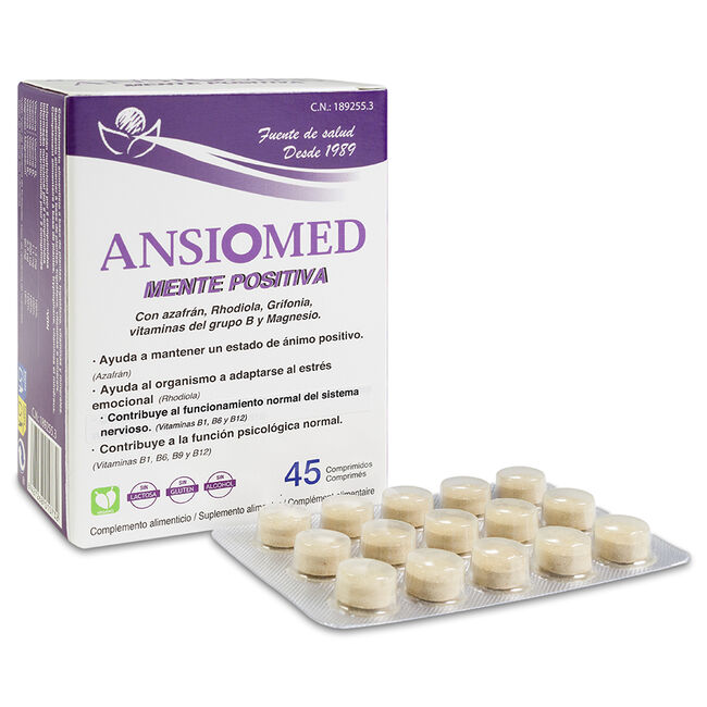 Bioserum Ansiomed Mente Positiva, 45 comprimidos