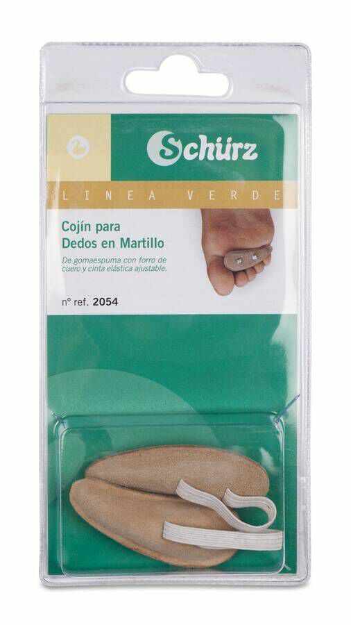 Schurz Cojín Dedos Martillo Talla M, 2 Unidades