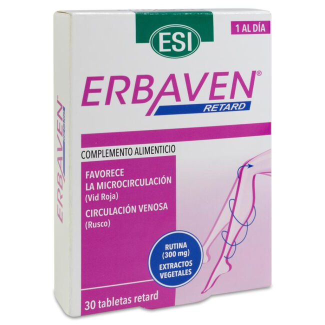 Esi Erbaven Retard, 30 tabletas