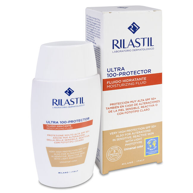 Rilastil Sun System Ultra 100 Protector Emulsión Solar Facial, 50 ml