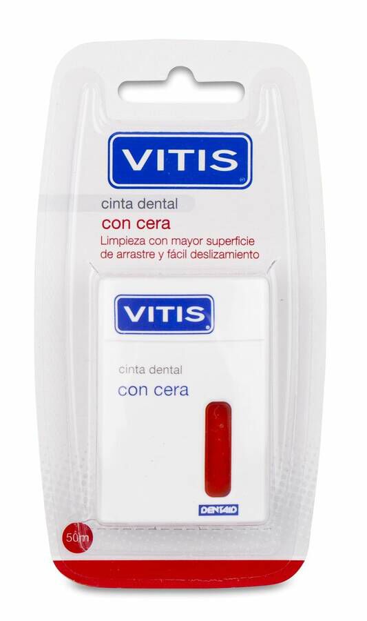 Vitis Cinta Dental Con Cera 50 m, 1 Ud