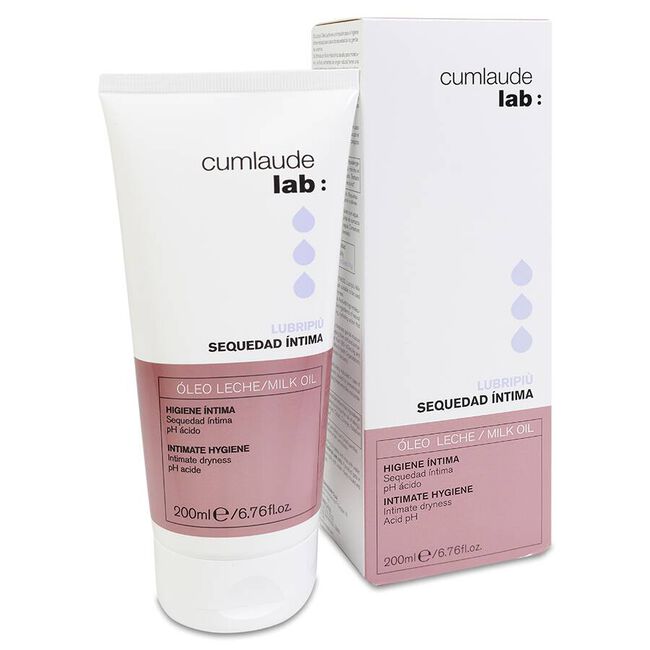 Cumlaude Lab Lubripiù Higiene Íntima Oleo Leche, 200 ml