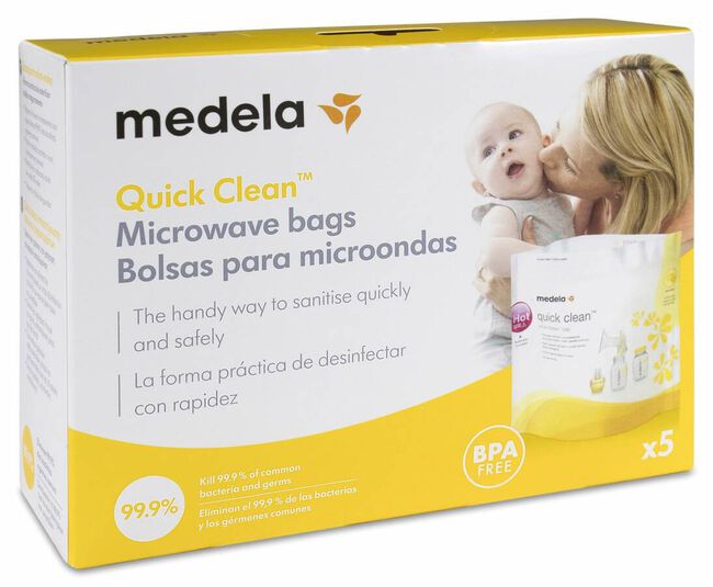 imagen de Medela Bolsas de Esterilizaci&oacute;n para Microondas Quick Clean